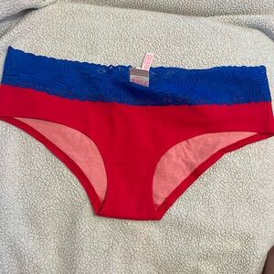 Pink Victoria’s Secret hiphuggers